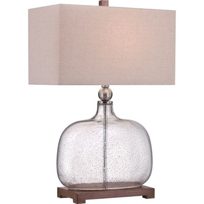 Moderne Tischlampe Nickel poliert 1x60W/E27