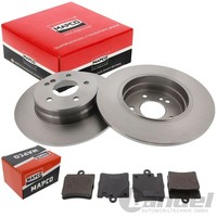 Mapco Bremsscheiben 290Mm + BelÄGe Hinten Passend FüR Mercedes C-KLASSE CLC-KLAS