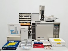 Hewlett Packard 5890 GC System w/ HP 7673 Autosampler, Injector & Controller