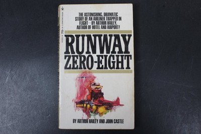 Runway Zero-Eight Arthur Hailey 1970 Bantam Paperback Aviation Thriller PB