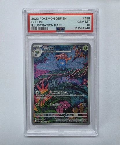 PSA 10 Gloom 198/197 Sv03: Obsidian Flames Holo