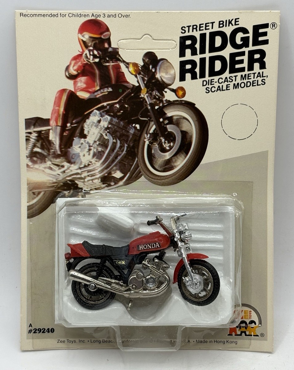 Vintage 1980 1981 Zee Toys Ridge Rider Honda CBX Toy Motorcycle