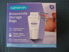 Lansinoh Breastmilk Breast Pump Storage Bags - 20470 - 100 count
