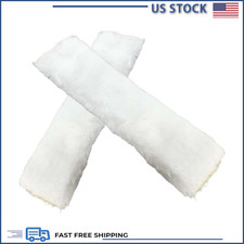 2pcs Soft Faux Sheepskin Seat Belt Cover Pads Color White 2pcs Soft Faux Sheepskin Seat Belt Cover Pads Color White
