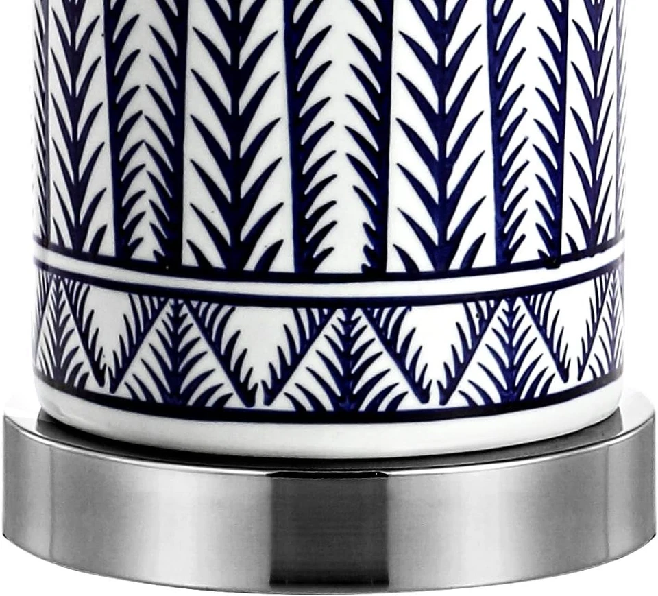 JYL6615A-SET2 Juego de 2 Lámparas de Mesa Sulka 27" Cerámica/Hierro Contemporáneo Carga USB Foto 3 de 4