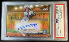 2024 Bowman Jackson Holliday Scouts' Top 100 Chrome Auto Gold RC #/50 PSA 8