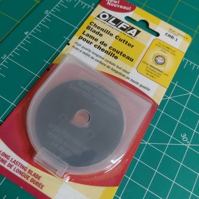 Olfa Chenille Cutter Replacement Blade CHB-1 Tungsten Steel Circular Rotary NEW