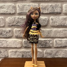 Monster High Puppe Clawdeen Wolf Scaris City of Frights Mattel Werwolf Gold