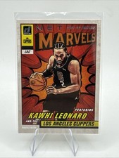 2021-22 Panini Donruss - Net Marvels Kawhi Leonard #17 Press Proof White Text