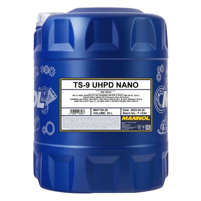 20 Liter MANNOL TS-9 UHPD Nano Motorenöl