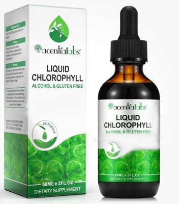 Flüssiges Chlorophyll 100 % natürlich | Nahrungsergänzung | 60 ml