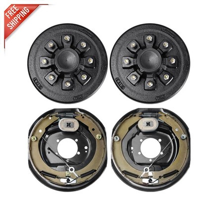 Electric Trailer Brake Kit with 12'' x 2'' Drums - Ideal for Dexter & AL-KO Axles
