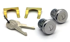 OEM Strattec Door Lock Cylinder Set w/GM Keys Compatible with 82-93 S10 Truck