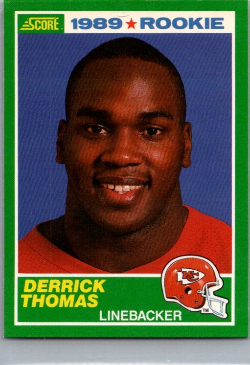 1989 Score #258 Derrick Thomas RC Rookie