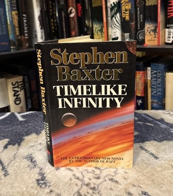 Timelike Infinity - Stephen Baxter (1992, Hardcover) First Edition/1st Print, VG