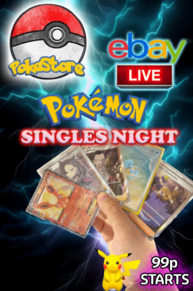 Pokemon Tuesdays Singles Auctions 99p 09/12