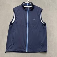 RLX Ralph Lauren Vest Mens Medium Blue Golf F...