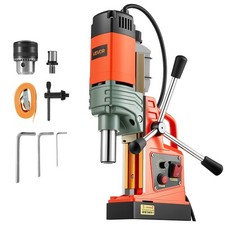 Magnetic Drill Press,1400 W,2 in Boring Diameter,2810 lbf Power Portable Mag Dri