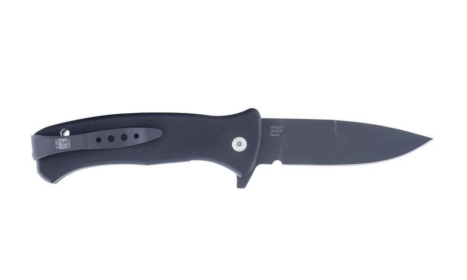 Navaja de bolsillo Al Mar SERE 3 Linerlock S35VN 3" negra mango G10 - AMK2216 Foto 2 de 4