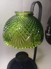 Rare Le Smith  Green Fairy Lamp  Shade,Details And Colors  1970   — photo 7