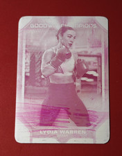 2024 Upper Deck Goodwin Champions Magenta Printing Plate Lydia Warren #72 1/1