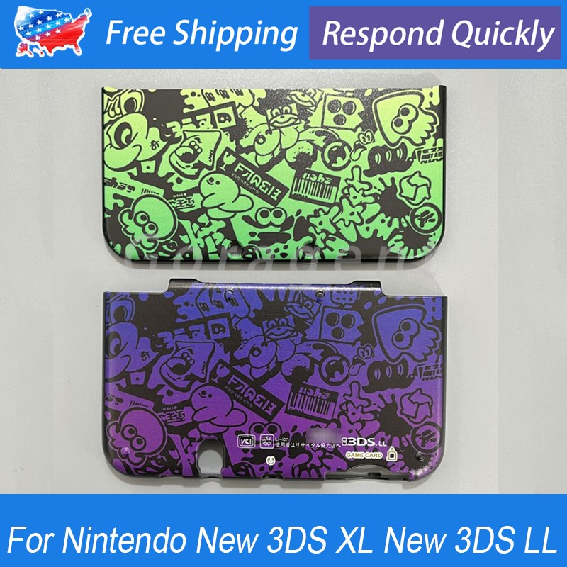For New Nintendo 3DS XL/LL Splatoon 3 Edition A & E Protective