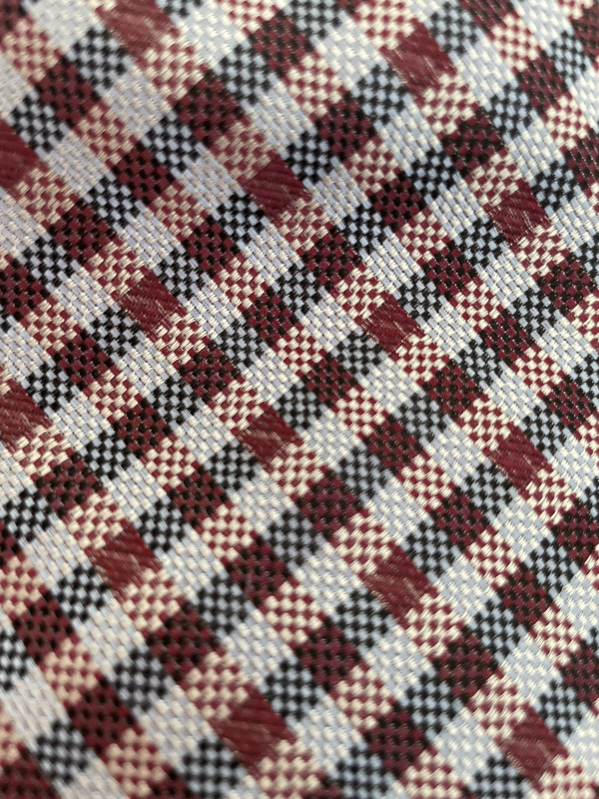 NWT Tommy Hilfiger Mens Plaid 100% Silk Tie thumbnail 2