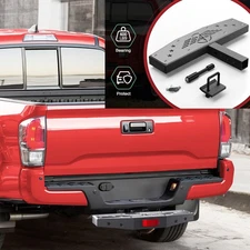 NEW 2" Trailer Hitch Receiver Universal Rear Bumper Guard Towing Hitch Step Bar