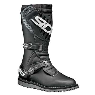 Sidi Trial Zero 2 Boots 9.5 - 10 Black/Black