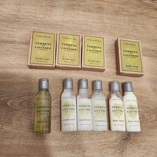 Crabtree  Evelyn VERBENA  LAVENDER 10 Pc Shampoo Conditioner Soap Travel Size