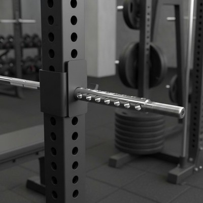Verstellbare Stahl Hantelstange für 10 und 15 Loch Gewichtsblöcke Home Gym