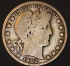 1902-S--  Barber Half Dollar KEY DATE