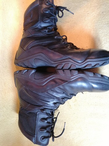 Magnum Delta-8 Black Elite High Top Leather Boot UK 11 EU 45 E02348 - Foto 9 di 10
