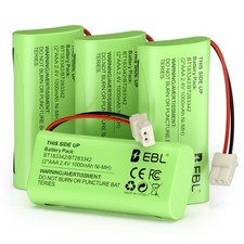 4x Battery Pack For Vtech Bt183342/bt283342 ,At t Cordless Phones 1000mAh 2.4v