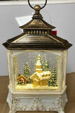10.4 INCH LIGHTED NATIVITY SCENE MUSICAL WATER GLOBE LANTERN W/ TIMER 2535440