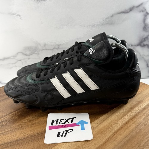 Men’s size 8.5-Vintage Adidas Torra II Liga Soccer Cleats Black/White/Green EUC
