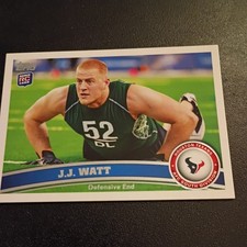 2011 Topps JJ Watt RC Rookie Card Houston Texans Arizona Cardinals #331