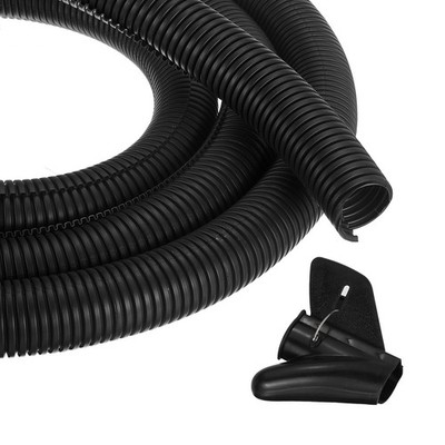 1 1/4 Inch 50ft Split Wire Loom Tubing Flexible Cord Protectors Black