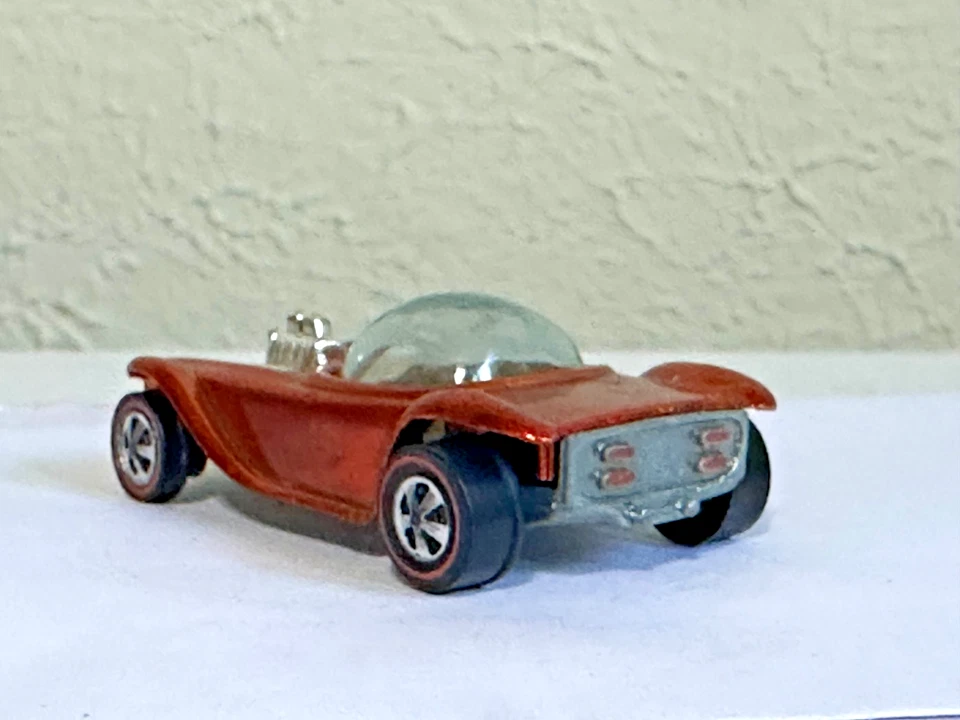 HOT WHEELS REDLINE VINTAGE 1968 BEATNIK BANDIT PENNY COPPER ORANGE GREAT COND! - Image 4 of 4