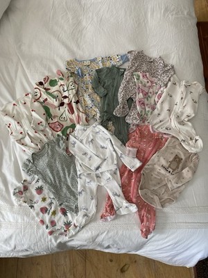 Newborn Girl Clothing Lot Of 12 - Carter s, Gerber, Old Navy