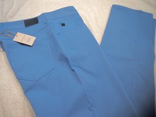 Peter Millar Performance Fabric EB66 5 Pocket Pant NWT 160 30 x 32 Blue Poppy