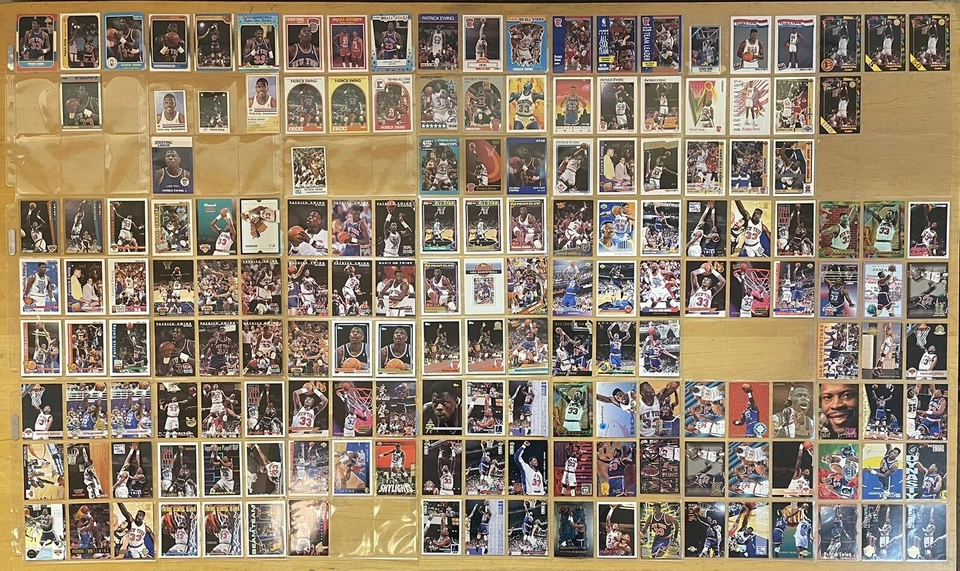 *Patrick Ewing Mega Lote De 293 Diferentes Con Novatos, Griegos, Paralelos, Cargado Foto 2 de 4
