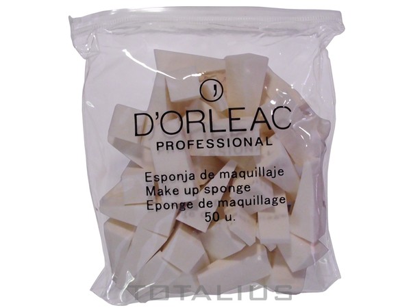 50 ESPONJAS DE MAQUILLAJE D'ORLEAC