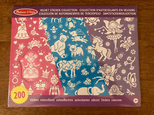 Melissa & Doug Velvet Sticker Collection 200 Stickers NEW Sealed