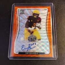 #3/4 Eno Benjamin Rookie Auto 2020 Leaf Metal Draft Az Cardinals ASU Autograph