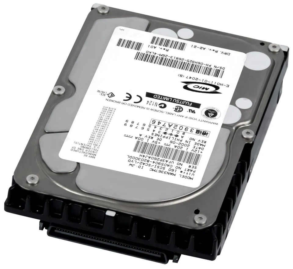 Hard Drive Dell 06H925 MAN3367MC 36GB 10000U/Min 8MB SCSI U160 3.5'' - Image 3 of 3