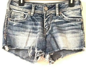 fringe cut off shorts