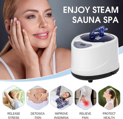 4.2L Home Sauna Steamer Pot Steam Generator Sauna SPA with Remote Control Timer - Picture 3 of 14