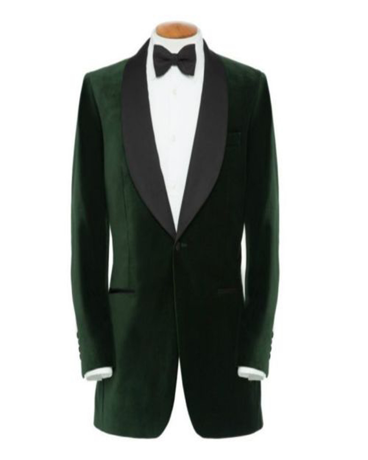 Hombre Verde Oliva Fumar Chaqueta Americana Elegante Diseño Lujo Ropa de Fiesta