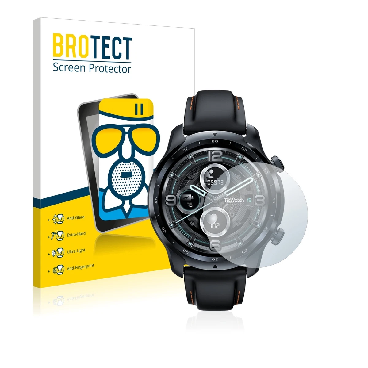 Matte Glass Screen Protector for Mobvoi TicWatch Pro 3 Cellular